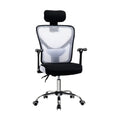 **Chaise de bureau ergonomique avec soutien lombaire et dossier en maille**