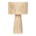 **Lampe moderne en matériau tressé, design épuré et contemporain**
